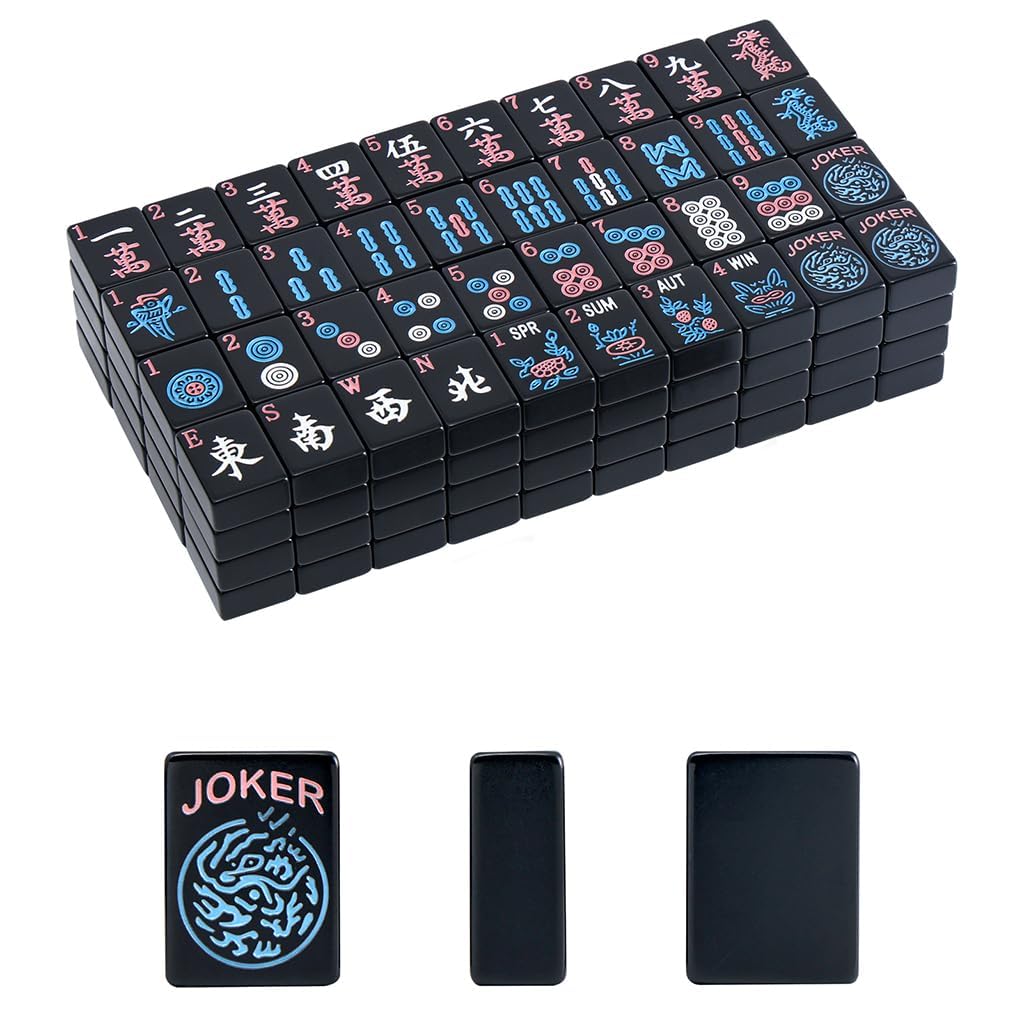 GUSTARIA American Mahjong Tiles (1.2”,Tiles Only), 166 Mahjong